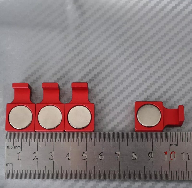 cwZhen 4-Pack!Upgraded Strong Big Magnetic Parallel Keepers, Holders. Vise, CNC,Kurt,Parallel Holders, Milling Vise Machinist Tools - Image 4